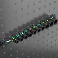 Wera 9608 Nuss-Magnetleiste B Impaktor Imperial 1 05005452001 Dopsleutelset Inch 3/8 10-delig - thumbnail