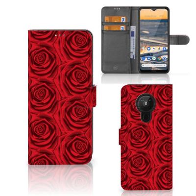 Nokia 5.3 Hoesje Red Roses Nokia 5.3 Hoesje Red Roses