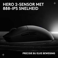 Logitech G PRO 2 Lightspeed Zwart Draadloze Gaming Muis - thumbnail