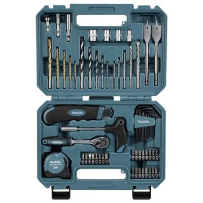 Makita E-15095 Boor- en bitassortiment 60-delig Metaal, Steen, Beton, Hout, Metselwerk 3 mm, 4 mm, 5 mm, 6 mm, 8 mm, 16 mm, 22 mm