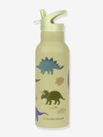Roestvrijstalen fles voor jongens DINOS A Little Lovely Company 500 ml kaki - thumbnail