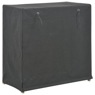 VidaXL Schoenenkast met hoes 79x40x80 cm stof grijs