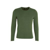 s.Oliver BLACK LABEL trui donkergroen - thumbnail