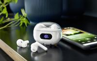 Intenso Buds Plus T312AE weiß In Ear headset Bluetooth Stereo Wit Noise Cancelling Mobiele telefoon - thumbnail