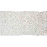 Badmat Sealskin Twist 60x120 cm Microfibre Wit - thumbnail