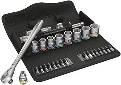 Wera 8100 SB 11 Zyklop Metalen ratelset, 3/8" gereedschapsset