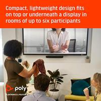 Poly All-in-one 4K video conferentiesysteem 'Studio X30', 120° kijkhoek, 4-voudige zoom, zwart - thumbnail