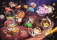 Ravensburger Legpuzzel dieren in de ruimte, 12st. - thumbnail