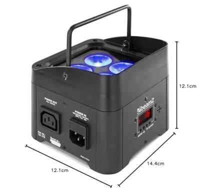 BeamZ TP46 verticale LED-par RGB-UV BeamZ TP46 verticale LED-par RGB-UV