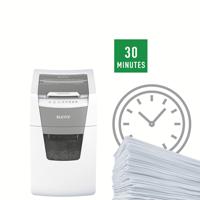 Leitz 80140000 papiervernietiger Microversnippering 55 dB 22 cm Grijs, Wit - thumbnail