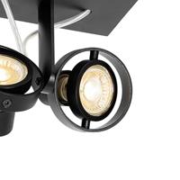 QAZQA Moderne spot zwart 2-lichts - Master 50 - thumbnail