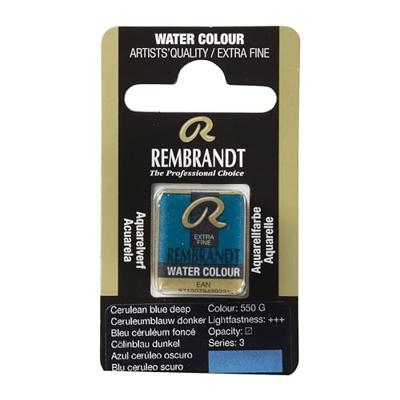 Rembrandt Aquarelverf Napje - Ceruleumblauw Donker #550