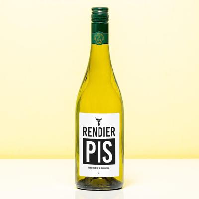 Wijnfles Rendier pis