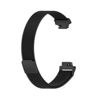Fitbit Inspire 2 & Ace 3 Milanese bandje - Maat: Large - Zwart - thumbnail