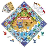 Monopoly Stitch, bordspel, 2 tot 4 spelers, 30 minuten, Disney Lilo & Stitch-editie, vanaf 8 jaar - thumbnail