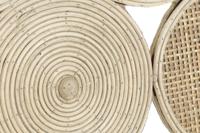 Wanddecoratie DKD Home Decor 45,5 x 2 x 45,5 cm Natuurlijk - thumbnail