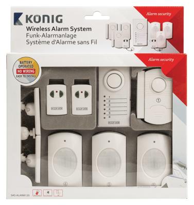 Draadloos alarmsysteem plug and play