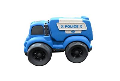 Mini Police+brandweerman in tarwevezels, recyclebaar en biologisch afbreekbaar