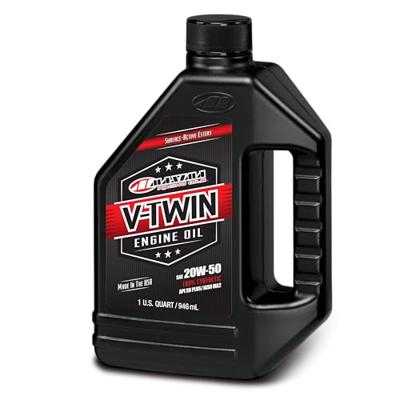 MAXIMA RACING OILS motorolie "v-twin full synthetic". motor oil maxima v-twin full synt. 20w-50 946ml