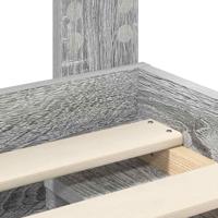 Bedframe Grijs Sonoma 180 x 200 cm Massief grenenhout - thumbnail