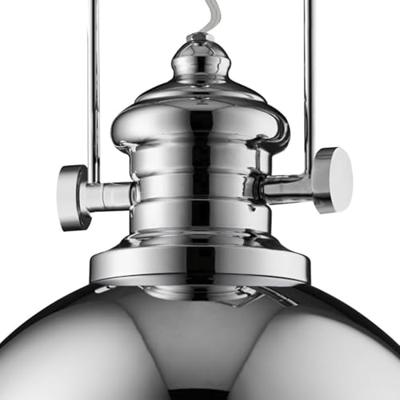 Searchlight Chrome hanglampIndustrial Pendants Ø 31cm - 2297CC
