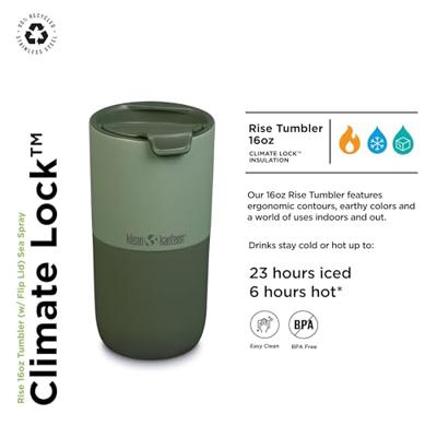 Klean Kanteen Rise Lowball 296ml/10oz + Flip Deksel Thermosfles Stellar 296ml