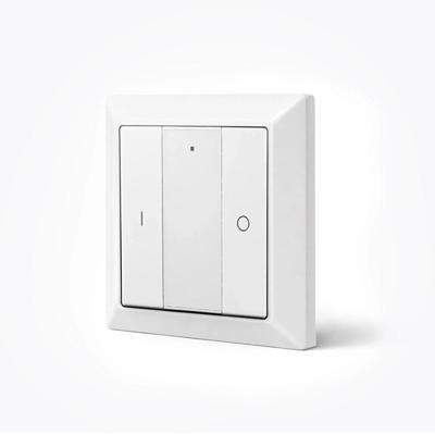 Draadloze Zigbee schakelaar van EcoDim - Geschikt voor 1 groep - Witte kleur Draadloze Zigbee schakelaar van EcoDim - Geschikt voor 1 groep - Witte kleur
