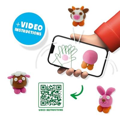 Ses FunDo klei - Boerderij dieren Ses FunDo klei - Boerderij dieren