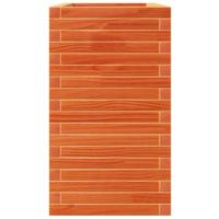 Plantenbak 110x40x72,5 cm massief grenenhout wasbruin - thumbnail