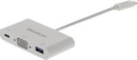 Nedis CCGB64760WT02 Usb-c-adapterkabel Type-c Male - A Female / Type-c Female / Vga Female 0,2 M Wit - thumbnail