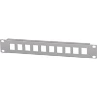 Intellinet 714969 10 poorten Netwerkpatchpaneel 254 mm (10) 1 HE Grijs-wit (RAL 7035) Niet ingericht - thumbnail