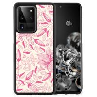 Samsung Galaxy S20 Ultra Skin Case Pink Flowers - thumbnail