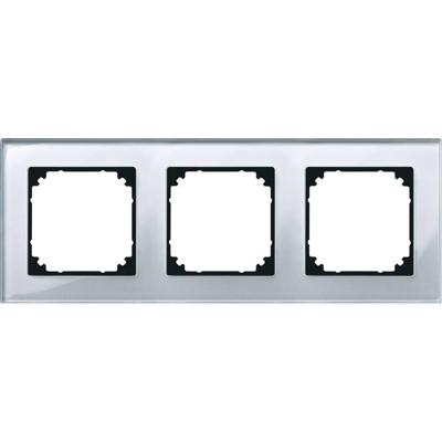 Merten 489360 Afdekking Frame M-Plan, System M Zilver 1 stuk(s)