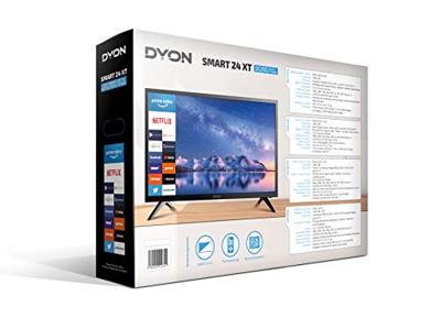 DYON Smart 24 XT 60 cm (24 inch) televisie (HD Smart TV, HD Triple Tuner (DVB‐C/‐S2/‐T2), Prime Video, Netflix & HbbTV) [modeljaar 2022]