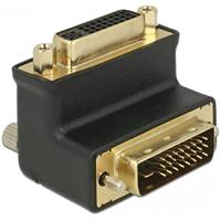 Delock 65866 DVI Adapter [1x DVI-stekker 24+1-polig - 1x DVI-bus 24+5-polig] Zwart - thumbnail