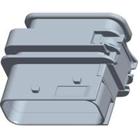 TE Connectivity 1-1564412-1 Female behuizing (board) HDSCS, MCP Totaal aantal polen: 18 Inhoud: 1 stuk(s) - thumbnail