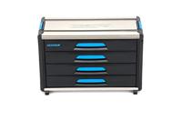 Gedore 2954346 1110 WM 34 Gereedschapsbox Plastic Grijs, Blauw - thumbnail