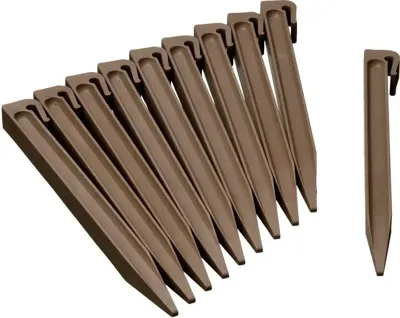 Borderrand pennen taupe voor borderrand 15 cm hoog Borderrand pennen taupe voor borderrand 15 cm hoog