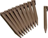 Nature Borderrandepennen taupe 10 stuks - thumbnail
