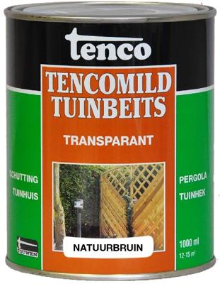 Transparant donkerbruin 2,5l tencomild verf/beits Tenco - Tenco Transparant donkerbruin 2,5l tencomild verf/beits Tenco - Tenco