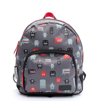 Zebra Trends rugzak Wild Monsters grijs