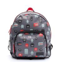 Zebra Trends rugzak Wild Monsters grijs - thumbnail