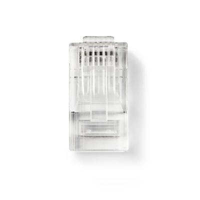 Netwerkconnector | RJ45 Male - Voor Solid Cat6 UTP-Kabels | 10 Stuks | Transparant