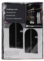 Excellent Houseware Kledinghoes met rits set van 2 - thumbnail