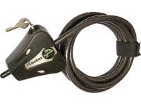 Masterlock Adjustable cable 1.80m x Ø 8mm - braided steel - 2 keys - 8418EURD - thumbnail