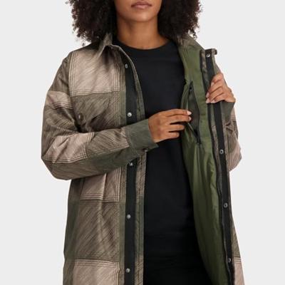 Oversized Rain Shirt Winter Regenjas Dames Army Green Oversized Rain Shirt Winter Regenjas Dames Army Green