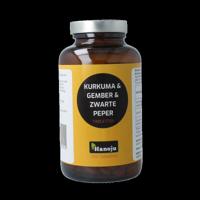 Kurkuma + gember + piperine 500mg 300 Tabletten - thumbnail