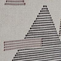 Ophangdecoratie DKD Home Decor Etnisch Zwart Crème Geometrisch Boho 46 x 1 x 64 cm (2 Stuks) - thumbnail