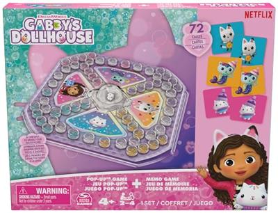 Gabby's Dollhouse Memo en Pop-Up Spel Gabby's Dollhouse Memo en Pop-Up Spel