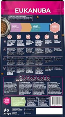 Eukanuba Dog - Senior small/medium lam & rijst 2.5kg Eukanuba Dog - Senior small/medium lam & rijst 2.5kg
